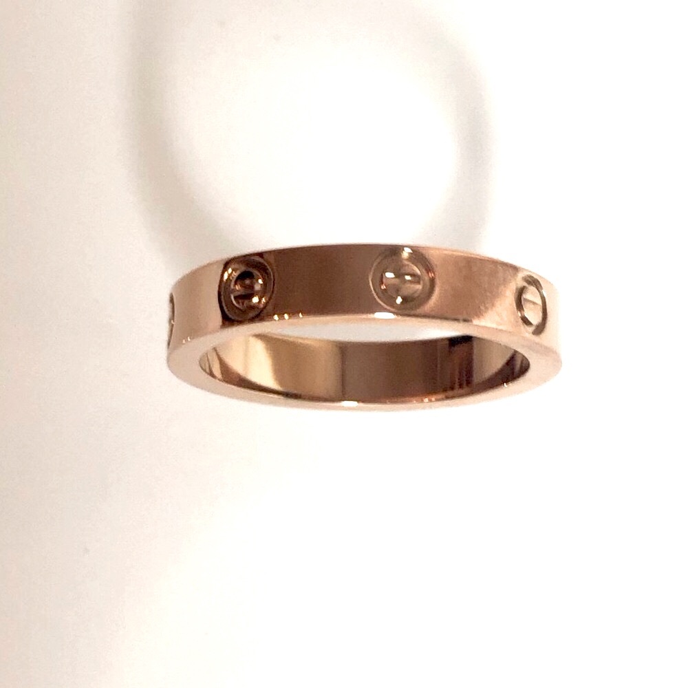 Rose Gold Small Model Screw Ring